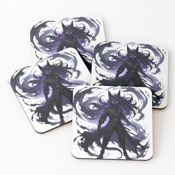 Item preview, Female Werecat Ninja Warrior designed and sold by SweetRossel.