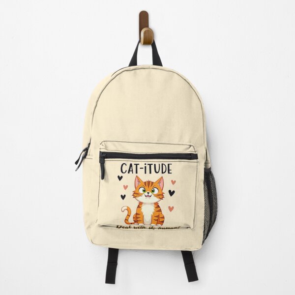 Item preview, Cat-itude – Deal with It, Human! Funny Cat Quote designed and sold by PriyaMagic.
