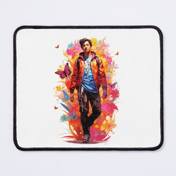 Item preview, Stylish Man Walking with Butterflies and Flowers designed and sold by Mr Lee.