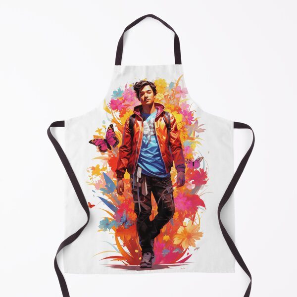 Item preview, Stylish Man Walking with Butterflies and Flowers designed and sold by Mr Lee.