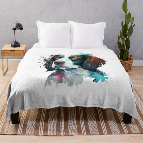 Artikelvorschau, Springer Spaniel | Farbenfrohes Aquarell-Design Nr. 9 entworfen und verkauft von MatsurexDesigns.