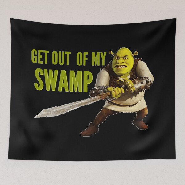 Item preview, Shrek Get Out Of My Swamp designed and sold by Daiay.
