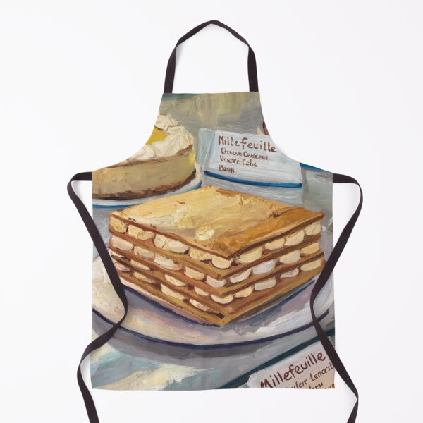 Item preview, Millefeuille Display | French Pastry Painting designed and sold by CARRAANN.