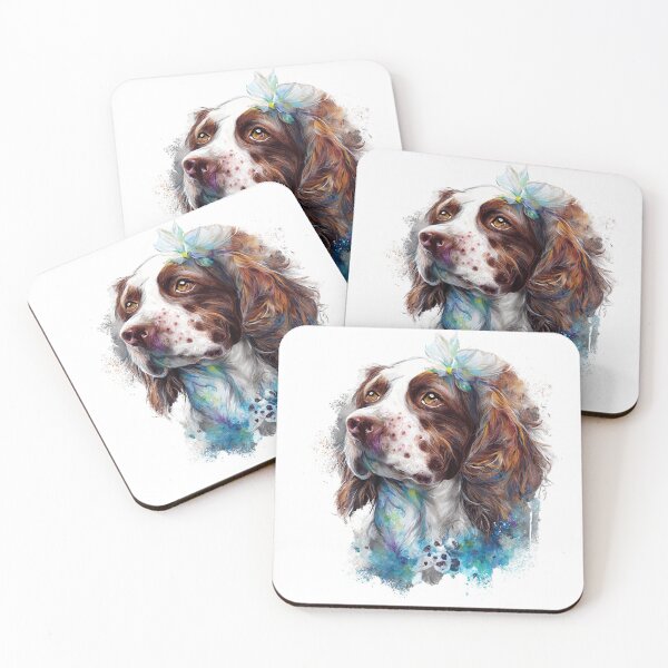 Artikelvorschau, Springer Spaniel | Farbenfrohes Aquarell-Design Nr. 8 entworfen und verkauft von MatsurexDesigns.