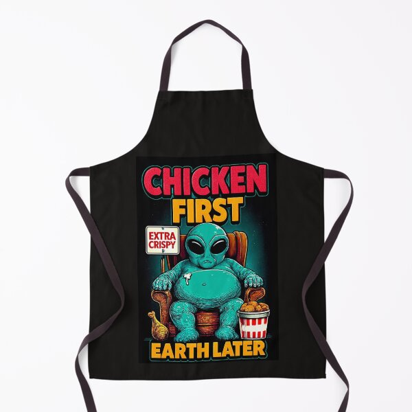 Item preview, Chicken First, Earth Later designed and sold by Cats and Other Things.