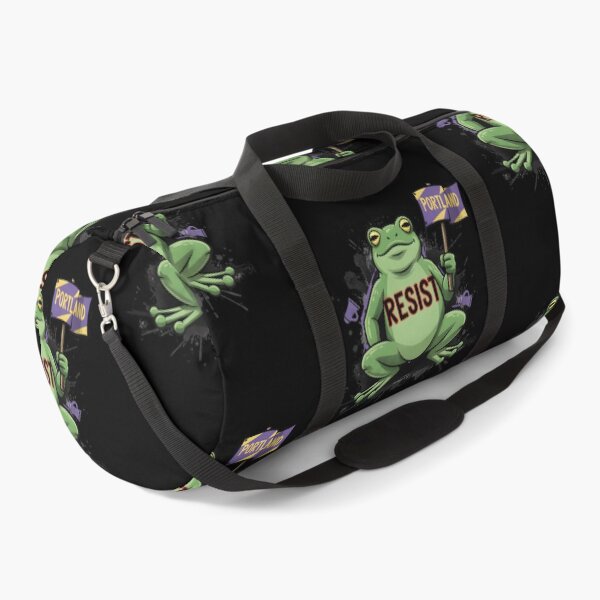 Item preview, PORTLAND FROG protestor -I SUPORT PORTLAND'S FROGS designed and sold by justyna-s28.