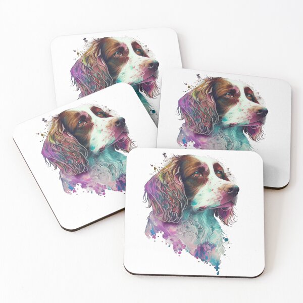 Artikelvorschau, Springer Spaniel | Farbenfrohes Aquarell-Design Nr. 7 entworfen und verkauft von MatsurexDesigns.