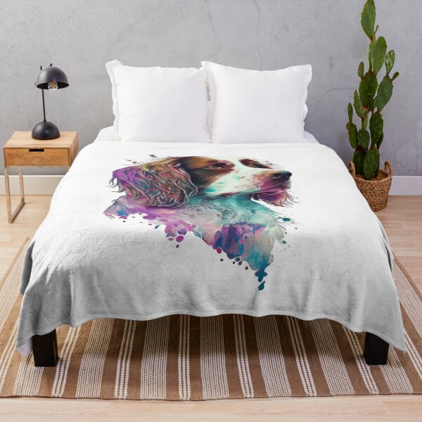 Artikelvorschau, Springer Spaniel | Farbenfrohes Aquarell-Design Nr. 7 entworfen und verkauft von MatsurexDesigns.