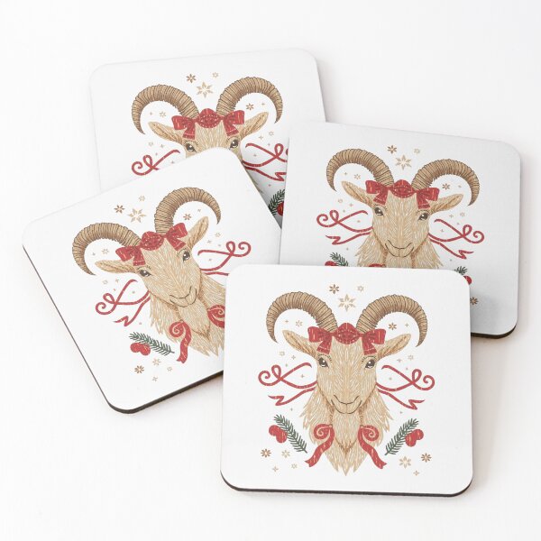 Item preview, Nordic Yule Goat Collection – Festive Scandinavian Holiday Art Series designed and sold by Nordic Echo.