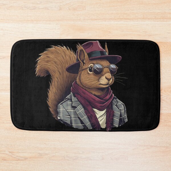 Item preview, Cool Squirrel with Hat and Sunglasses – Hipster Animal Fashion Design designed and sold by YYoYY.