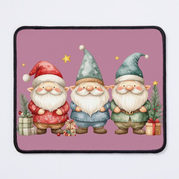 Item preview, Happy elf time, Christmas elves with gifts designed and sold by LiskoDesign.