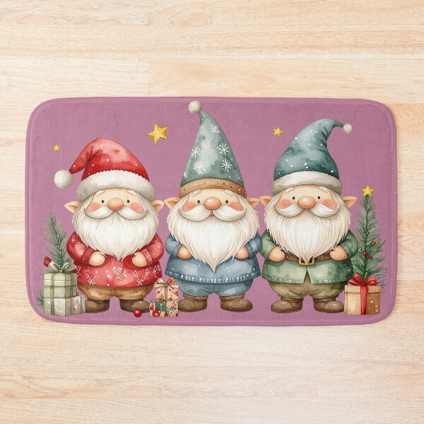 Item preview, Happy elf time, Christmas elves with gifts designed and sold by LiskoDesign.