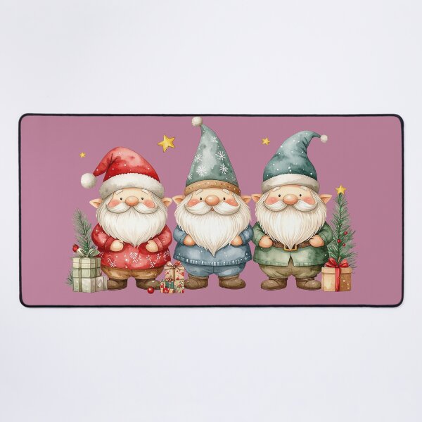 Item preview, Happy elf time, Christmas elves with gifts designed and sold by LiskoDesign.