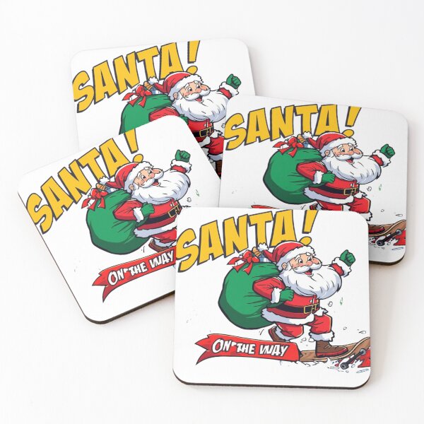Item preview, "Santa on Skateboard “  designed and sold by AG Clothing Shop.