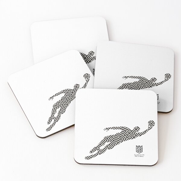 Item preview, diving goal keeper - black white designed and sold by Hanger-designed.