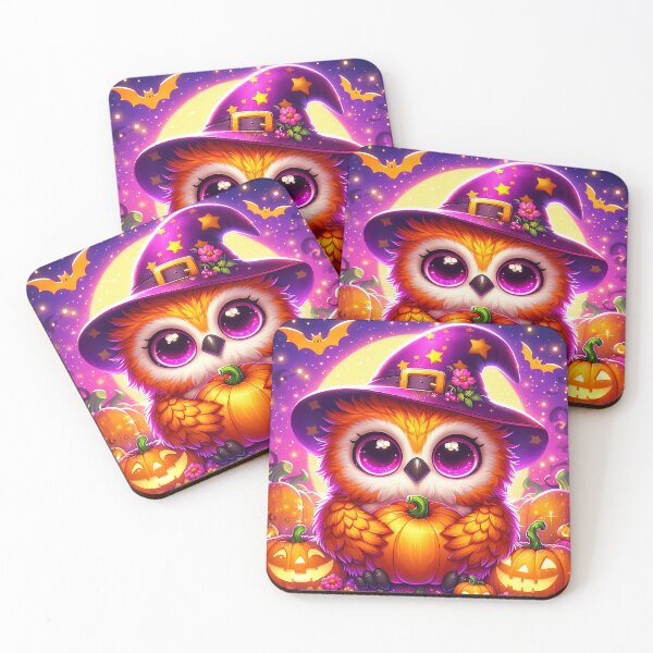 Item preview, Enchanting Owl & Pumpkin designed and sold by Jbl55.