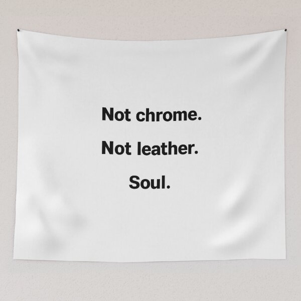 Item preview, Motorcycle Metal Soul - Industrial Biker Typography designed and sold by MotoRebel.