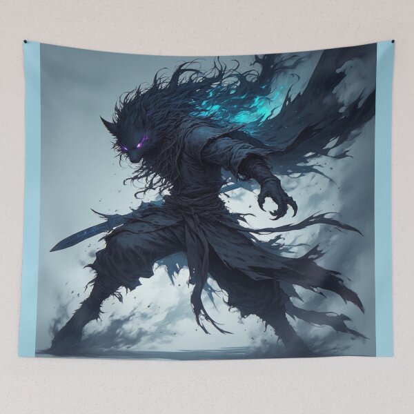 Item preview, Dark Cat Samurai Warrior designed and sold by SweetRossel.