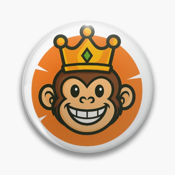 Item preview, Smiling Monkey King Logo designed and sold by allisAlie.