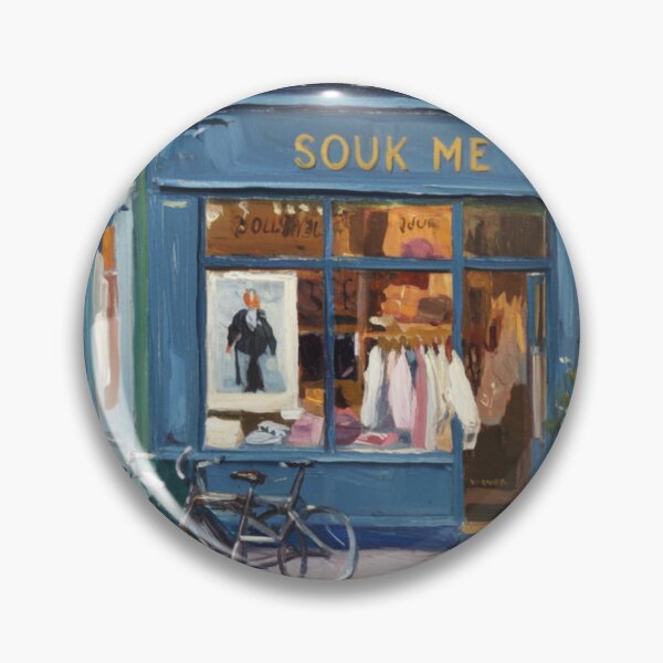 Item preview, Paris Boutique Corner | Souk Me Storefront Painting designed and sold by CARRAANN.
