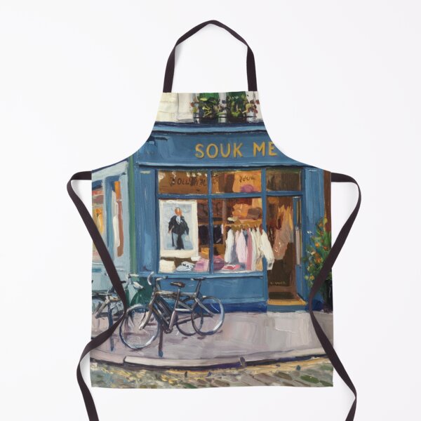 Artikelvorschau, Pariser Boutique-Ecke | Fassadenmalerei im Souk Me entworfen und verkauft von CARRAANN.