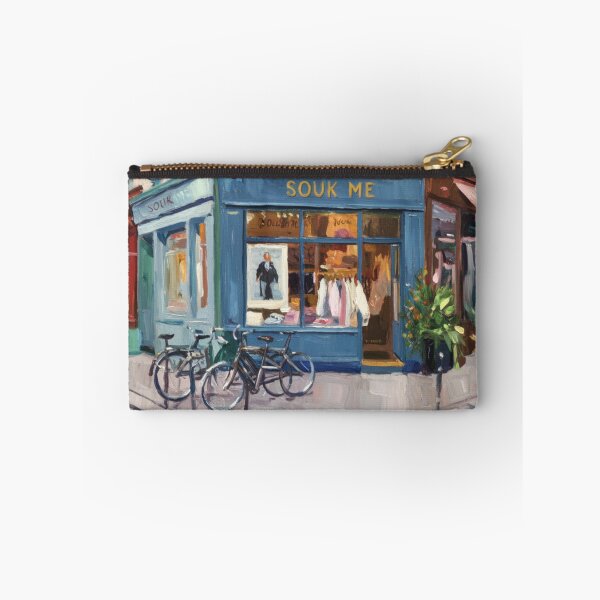 Item preview, Paris Boutique Corner | Souk Me Storefront Painting designed and sold by CARRAANN.