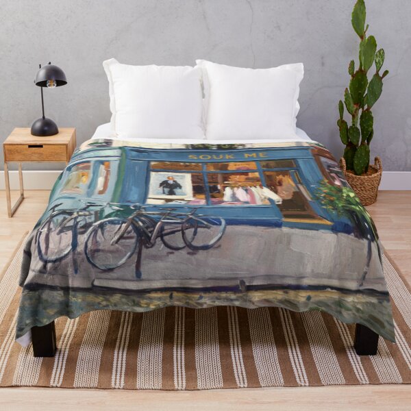 Item preview, Paris Boutique Corner | Souk Me Storefront Painting designed and sold by CARRAANN.