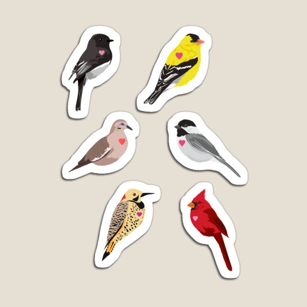 Item preview, I Heart Birds - Flock 2 designed and sold by Jen Bishop.
