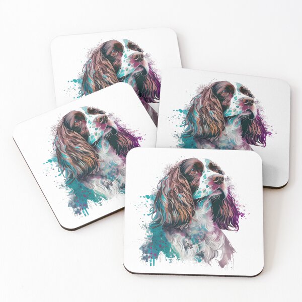Artikelvorschau, Springer Spaniel | Farbenfrohes Aquarell-Design Nr. 2 entworfen und verkauft von MatsurexDesigns.