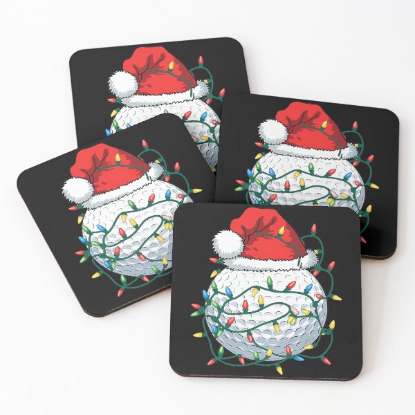Item preview, Christmas Golf Ball Santa Hat Lights designed and sold by ChaaiTee.