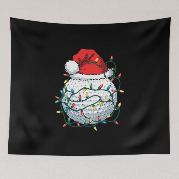 Item preview, Christmas Golf Ball Santa Hat Lights designed and sold by ChaaiTee.