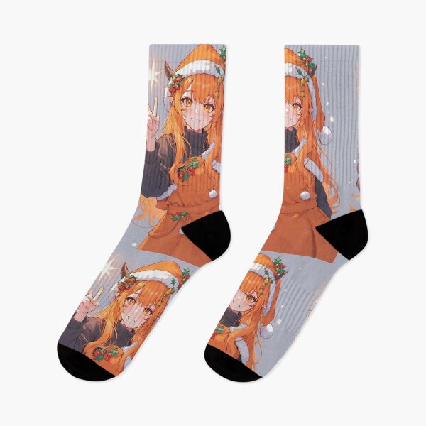 Item preview, Christmas orange demon girl anime designed and sold by ArtsJulian.