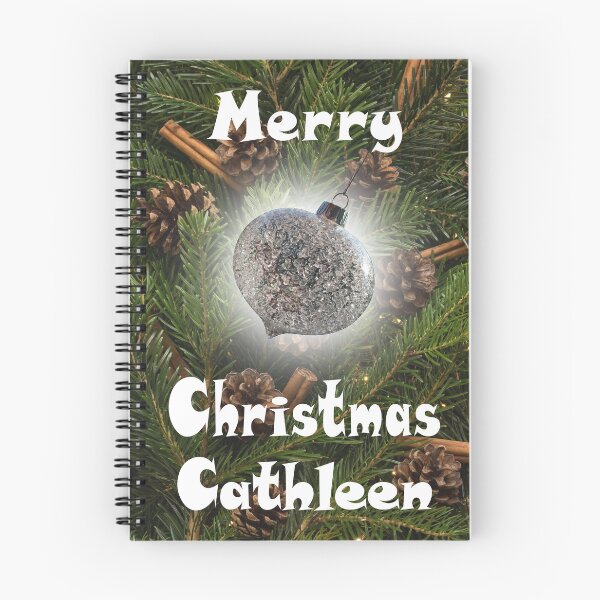 Item preview, Merry Christmas Cathleen - Pine & Cinnamon with Glass Bauble :) designed and sold by Myriel-Myriel.
