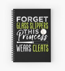 Princess Wears Cleats Baseball Spiralblock