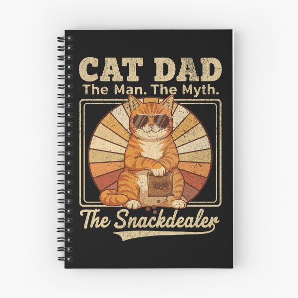 Item preview, Cat Dad The Man The Myth Funny Snackdealer Cool Kitty designed and sold by PrintCrafting.