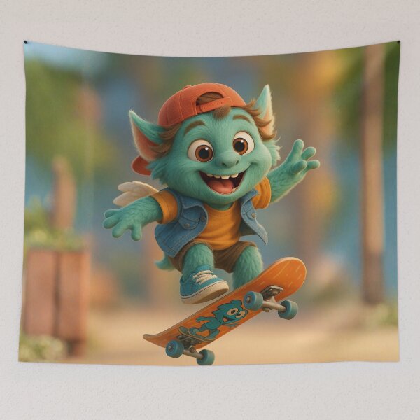 Item preview, Skater Bunyip Boy designed and sold by Sillytoe.