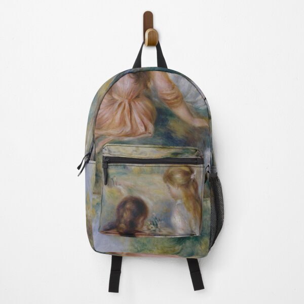 Item preview, Renoir-style In the Meadow Pastoral Scene | Impressionist Women in Meadow designed and sold by CraftedHome.