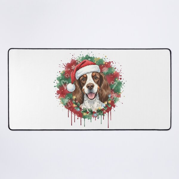 Item preview, Springer Spaniel | Christmas Colorful Watercolor Design #1 designed and sold by MatsurexDesigns.
