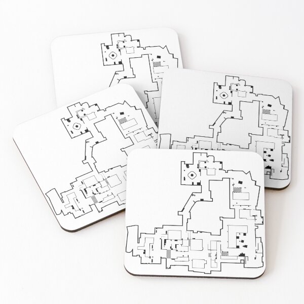 Item preview, Counter strike - de_inferno map - black designed and sold by alibird.
