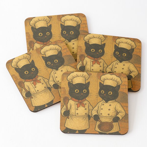 Item preview, Chef cats designed and sold by domina-ludi.