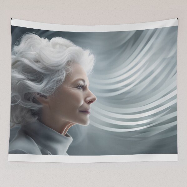 Item preview, Flowing-haired woman designed and sold by anytka.