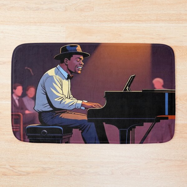 Item preview, Old man playing a jazz melody designed and sold by Twala Creative Studio.