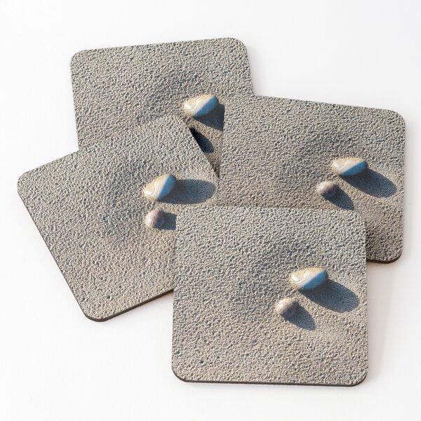 Item preview, Minimalist Stones on the Beach – Shapes, Shadows, and Coastal Texture designed and sold by Martindoran.