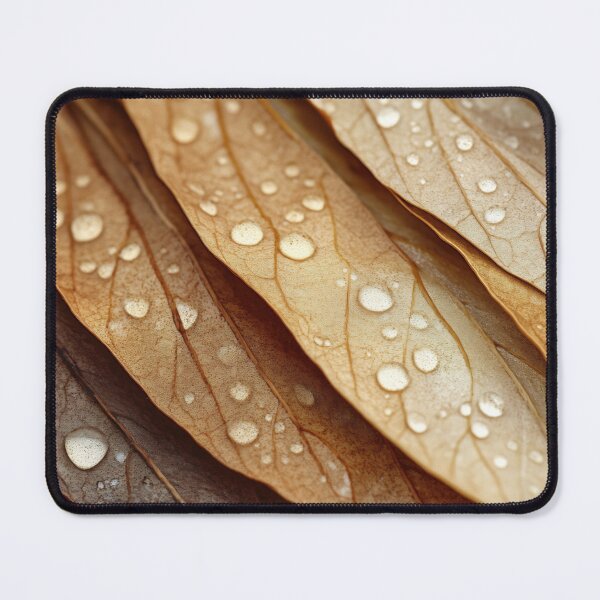 Item preview, Water droplets on autumn leaves designed and sold by anytka.