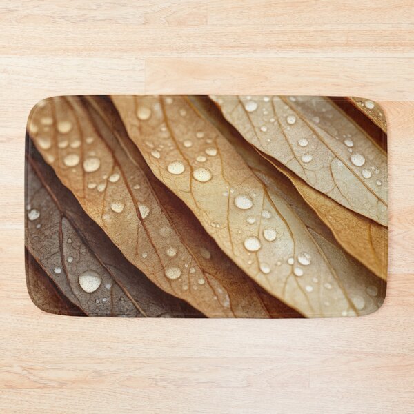 Item preview, Water droplets on autumn leaves designed and sold by anytka.