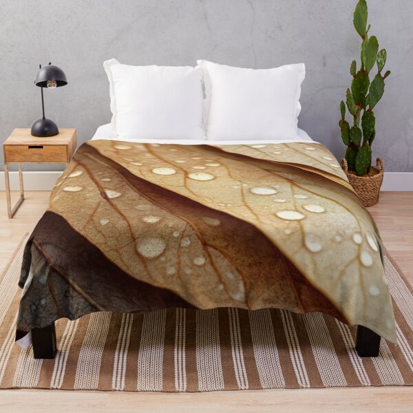 Item preview, Water droplets on autumn leaves designed and sold by anytka.