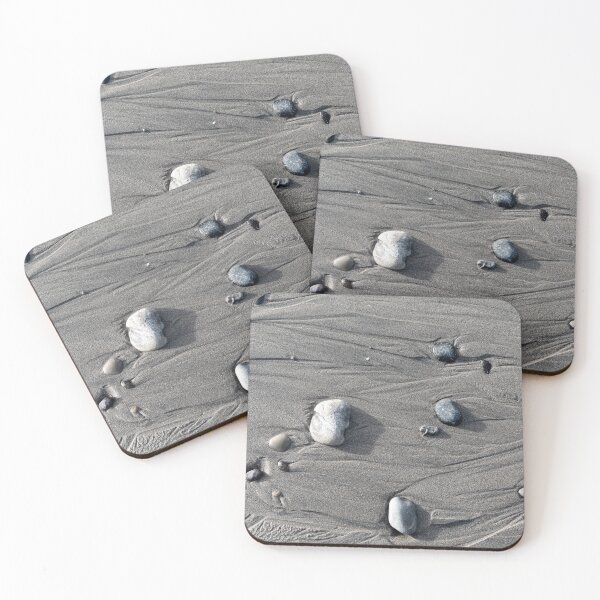 Item preview, Minimalist Stones on the Beach – Shapes, Shadows, and Coastal Texture designed and sold by Martindoran.