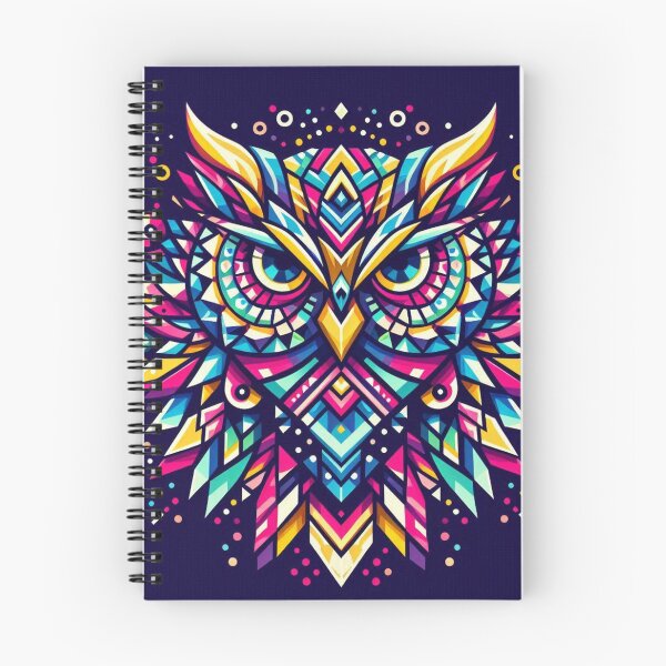Item preview, Geometric decorative mystic owl  designed and sold by Dogandesighn.