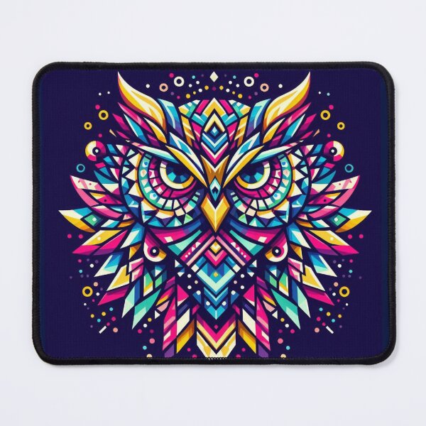Item preview, Geometric decorative mystic owl designed and sold by Dogandesighn.