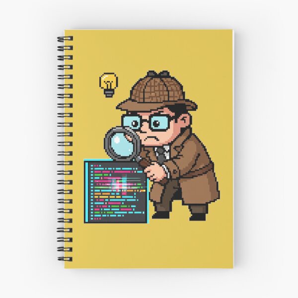 Item preview, Debugger Detective Pixel Design designed and sold by WiserShop.